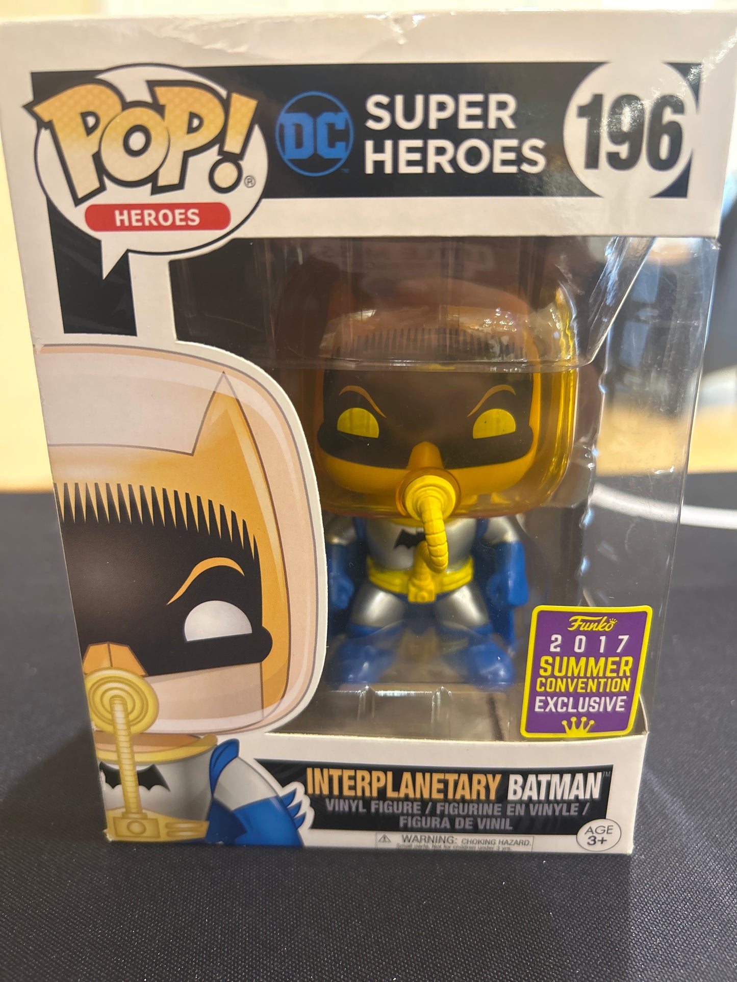 POP! HEROES DC SUPER HEROES 196 INTERPLANETARY BATMAN 17' Summer Convention Exclusive!