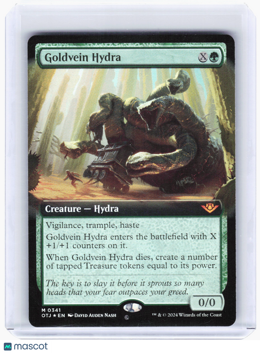 2024 Magic: The Gathering—Goldvein Hydra #0341 Outlaws of Thunder Junction—Foil