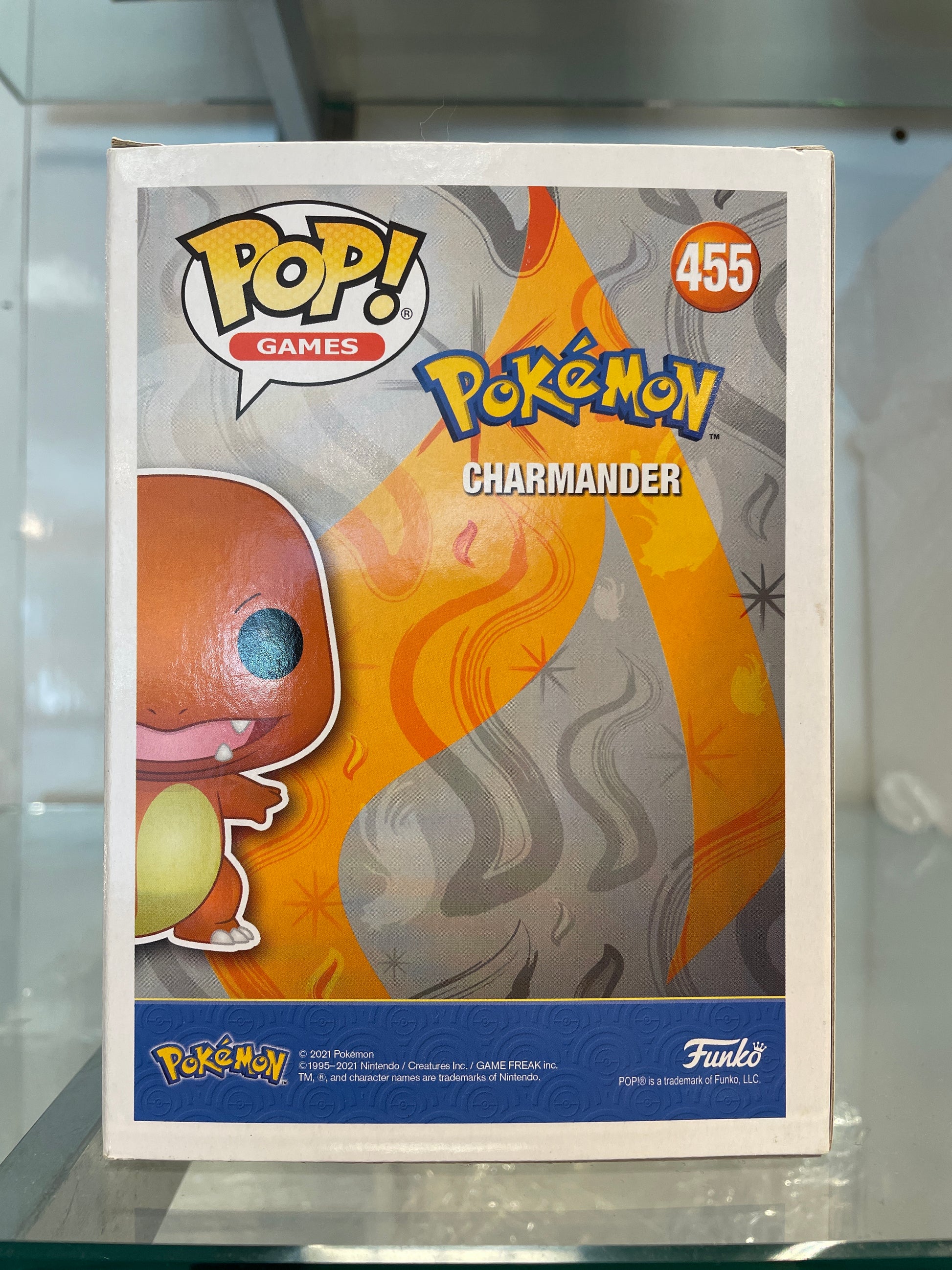 Funko Pokemon: Charmander #455 (Good) Celebrations 2025, Chrome - Papa Joey's Collectibles