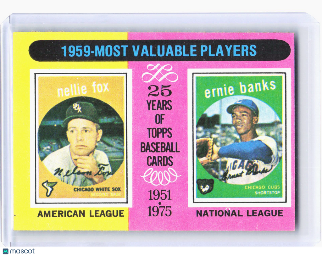 Topps 1975 Topps Baseball—1959 - Most Valuable Players #197 —Very Good