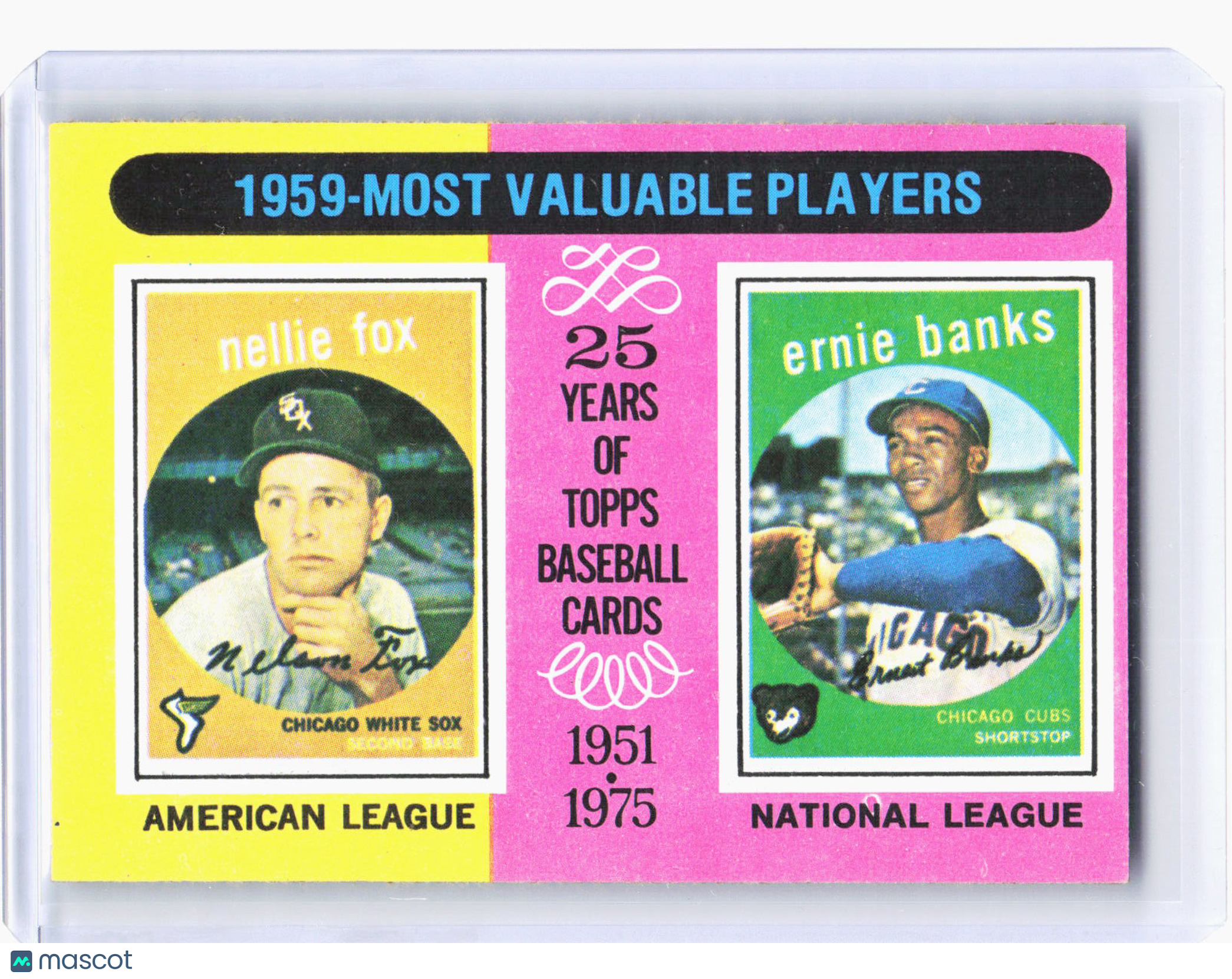 Topps 1975 Topps Baseball—1959 - Most Valuable Players #197 —Very Good