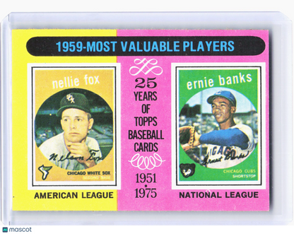 Topps 1975 Topps Baseball—1959 - Most Valuable Players #197 —Very Good