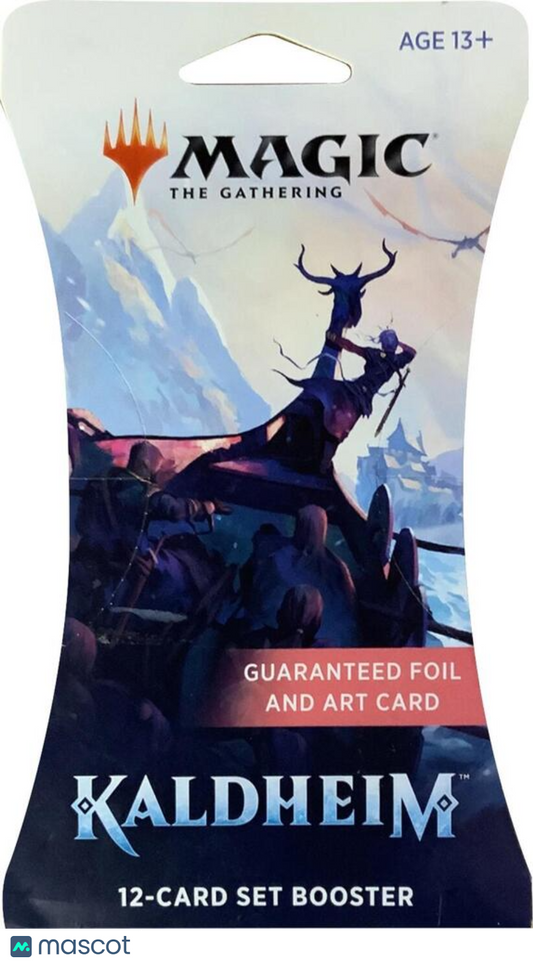 2021 Magic: The Gathering Kaldheim Sleeved Set Booster Pack