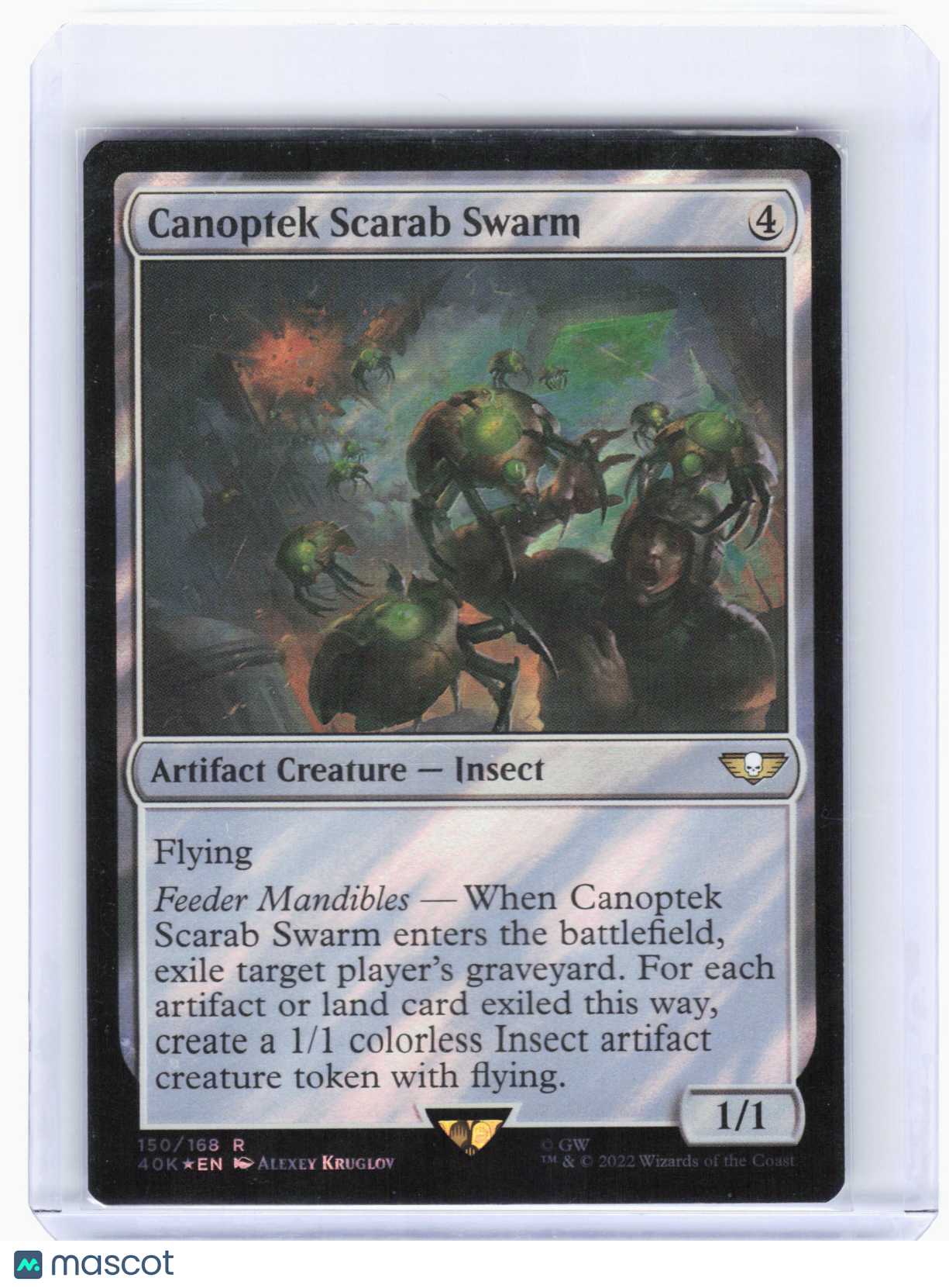 2022 Magic: The Gathering—Canoptek Scarab Swarm #150 Warhammer 40K C.—Surge Foil
