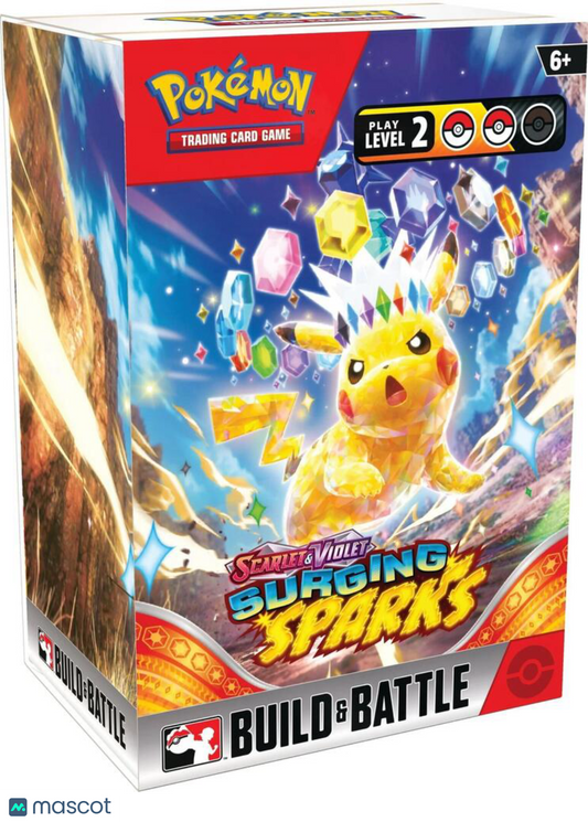2024 Pokemon Scarlet & Violet Surging Sparks Build & Battle Box