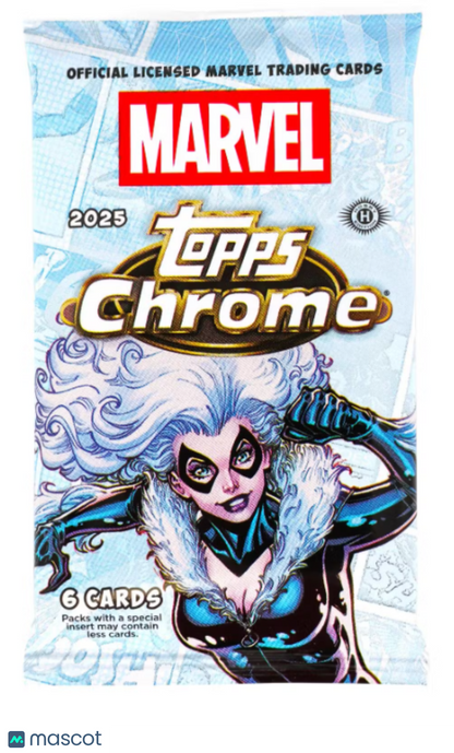 2025 Topps Chrome Marvel Random Art Hobby Pack - Papa Joey's Collectibles