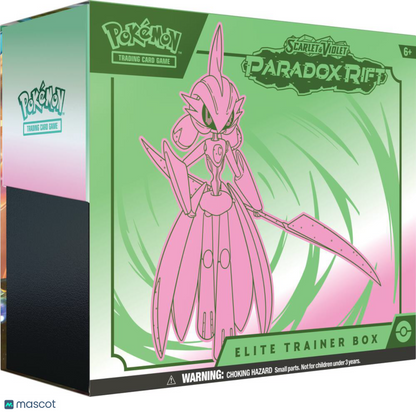 2023 Pokémon TCG: Scarlet & Violet—Paradox Rift (Iron Valiant) Elite Trainer Box