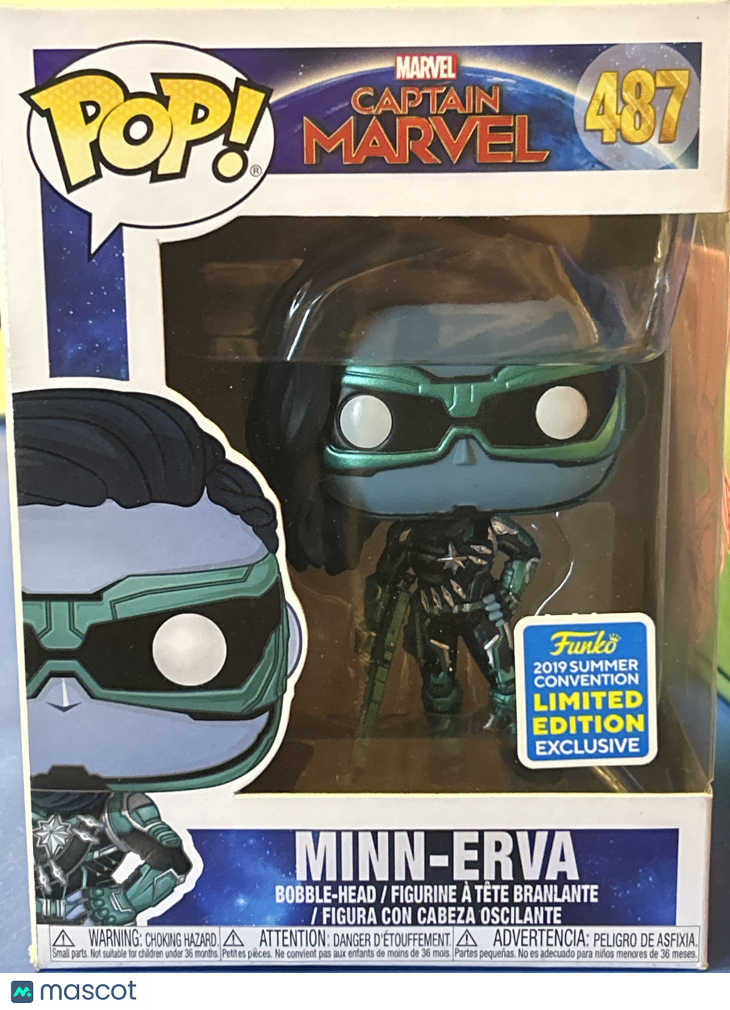 FunkoCaptain Marvel Minn-Erva # Very Good Funko