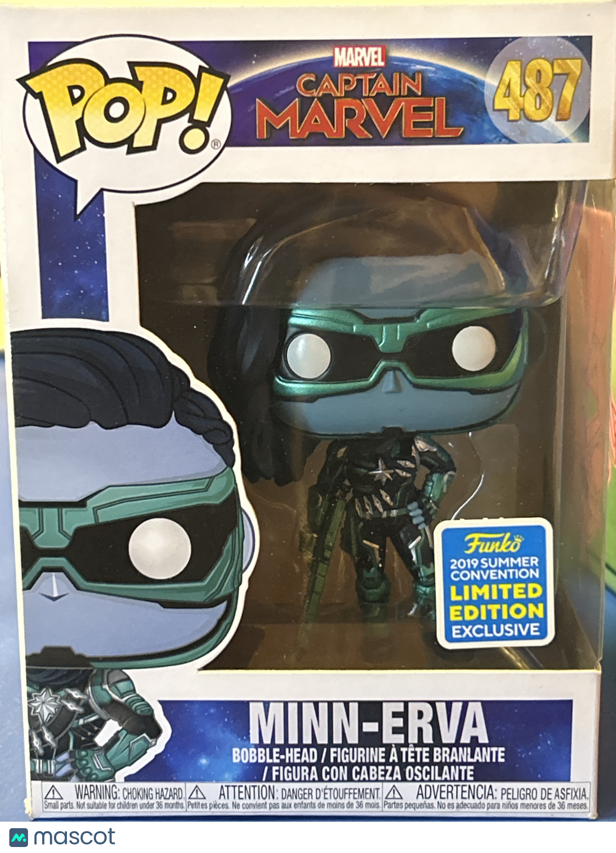 FunkoCaptain Marvel Minn-Erva # Very Good Funko