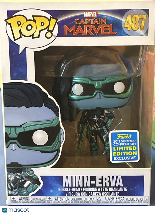FunkoCaptain Marvel Minn-Erva # Very Good Funko