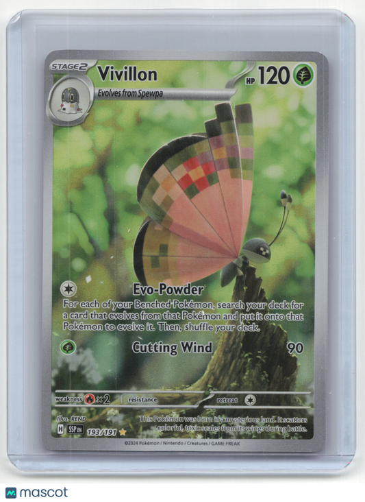 2024 Pokemon Vivillon Surging Sparks #193/191