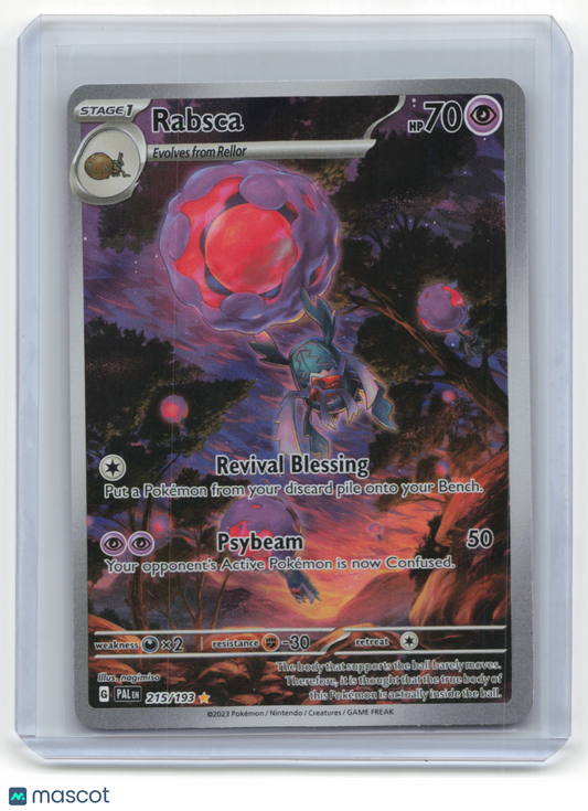 Pokemon TCG Rabsca 2023 Pokemon Scarlet & Violet Paldea Evolved #215/193