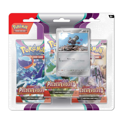 Pokémon TCG: Scarlet & Violet—Paldea Evolved 3 Pack Blister