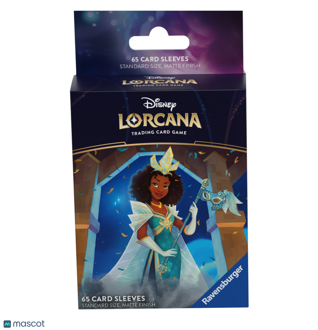 Lorcana Standard 20 Pt. (Tiana, Celebrating Princess) Card Sleeves 65 Ct
