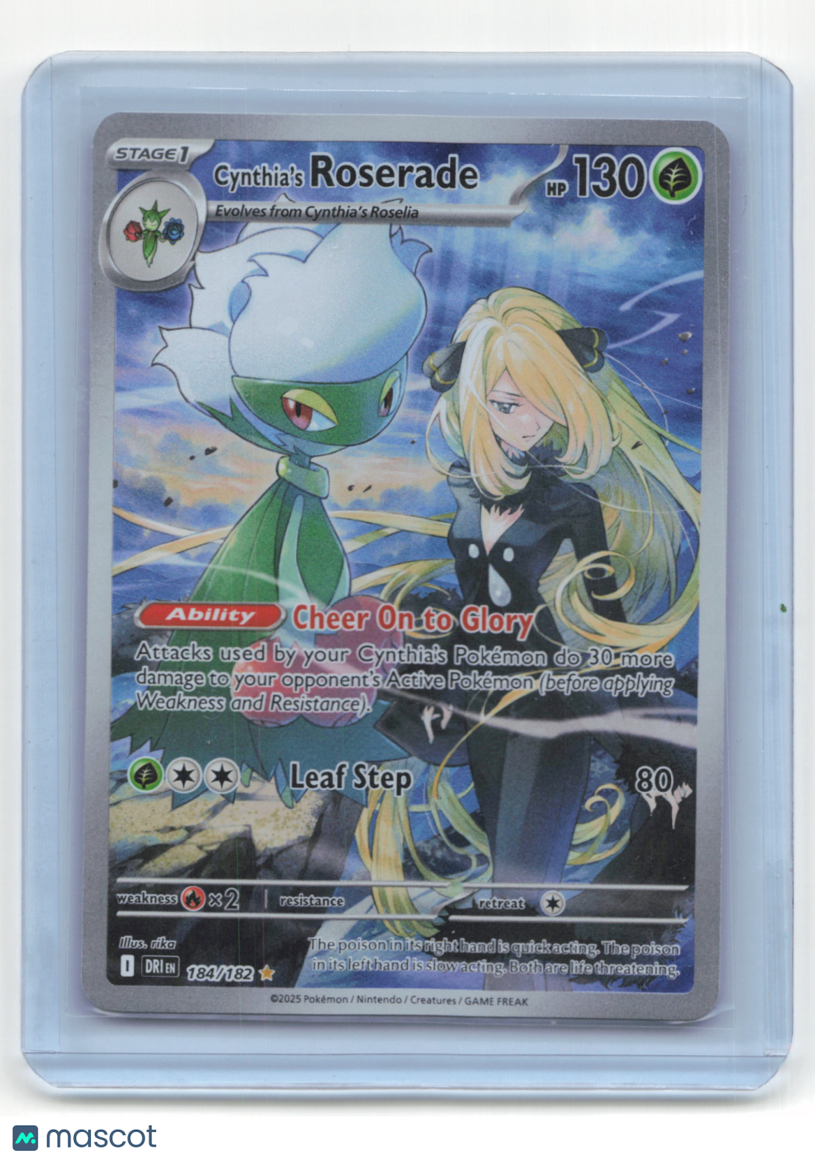 2025 Pokemon TCG Roserade Destined Rivals #184/182