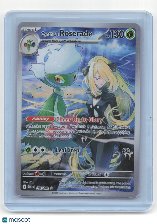 2025 Pokemon TCG Roserade Destined Rivals #184/182