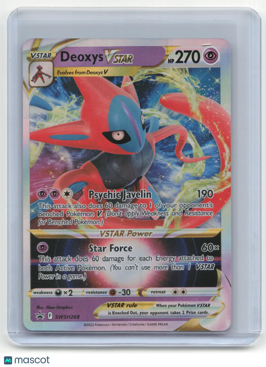 2022 Pokemon TCG Deoxys VSTAR SWSH Black Star Promos #SWSH268 - Papa Joey's Collectibles
