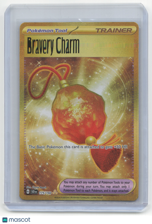 2024 Pokemon TCG Bravery Charm Stellar Crown #175/142