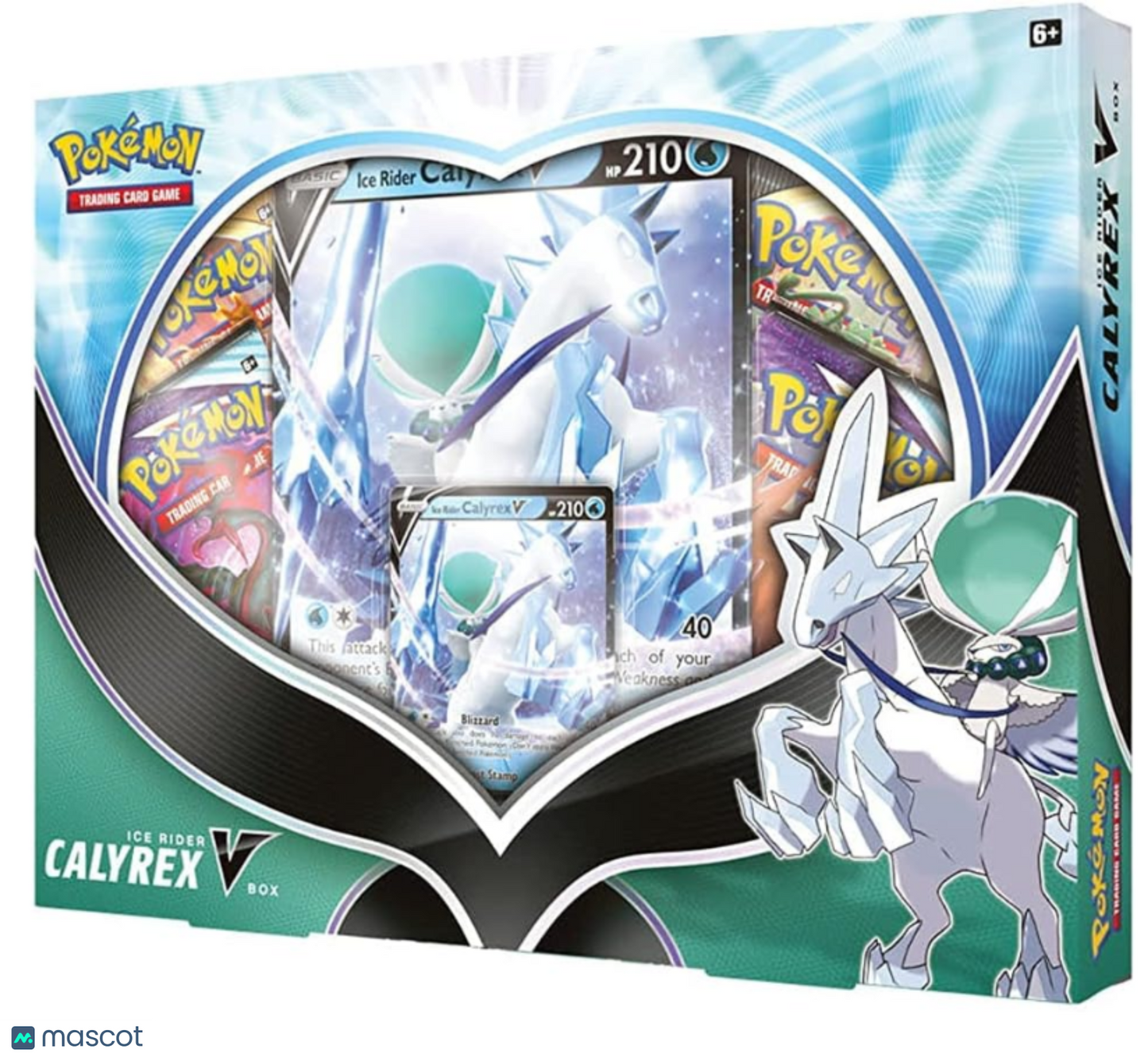 2021 Pokemon Sword&Shield Ice Rider Calyrex V Collection Box