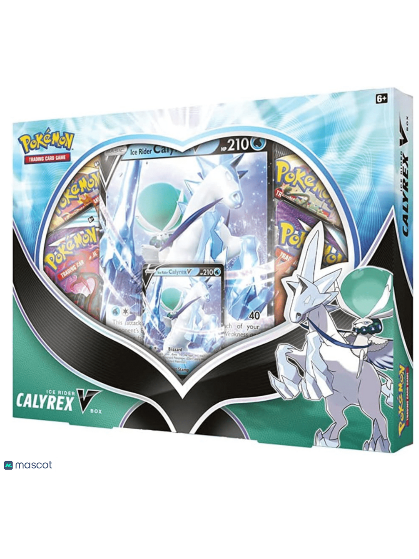 2021 Pokemon Sword&Shield Ice Rider Calyrex V Collection Box