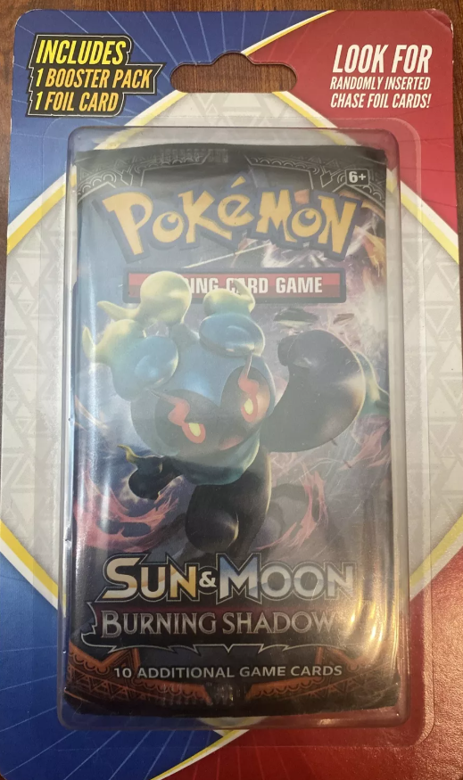 2022 Pokemon Sun & Moon Burning Shadows Blister Random Pack
