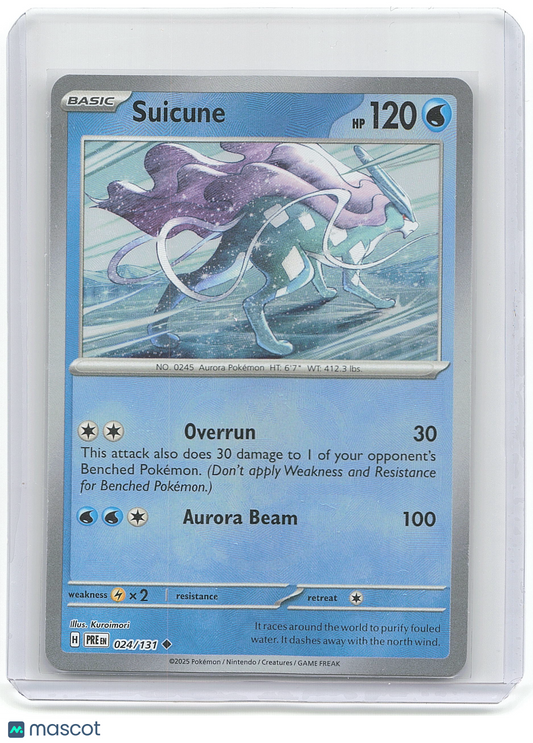 2005 Pokemon Suicune #024/131 Masterball