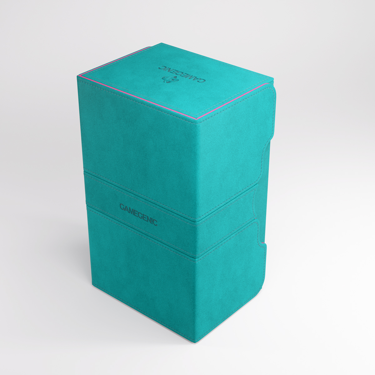 Gamegenic Stronghold 200+ XL Convertible Teal/Pink Deck Box