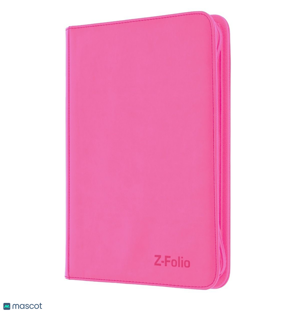 BCW Pink 9-Pocket 360-ct. Standard size Z-Folio Binder - Papa Joey's Collectibles