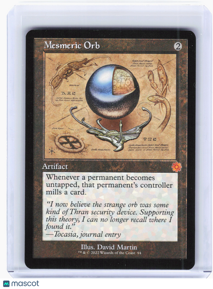 2022 Magic: The Gathering—Mesmeric Orb (Schematic) #94 BRR—Mythic Non-Foil