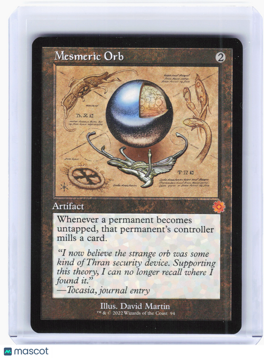 2022 Magic: The Gathering—Mesmeric Orb (Schematic) #94 BRR—Mythic Non-Foil