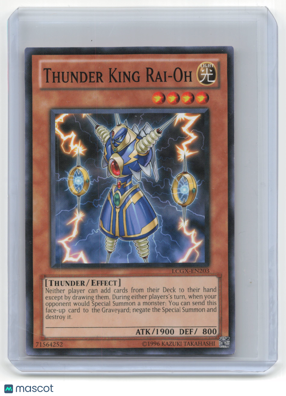 2008 Yu-Gi-Oh! Thunder King Rai-Oh Legendary Collection 2: The Duel Academy Years #LCGX-EN203 English TCG/CCG
