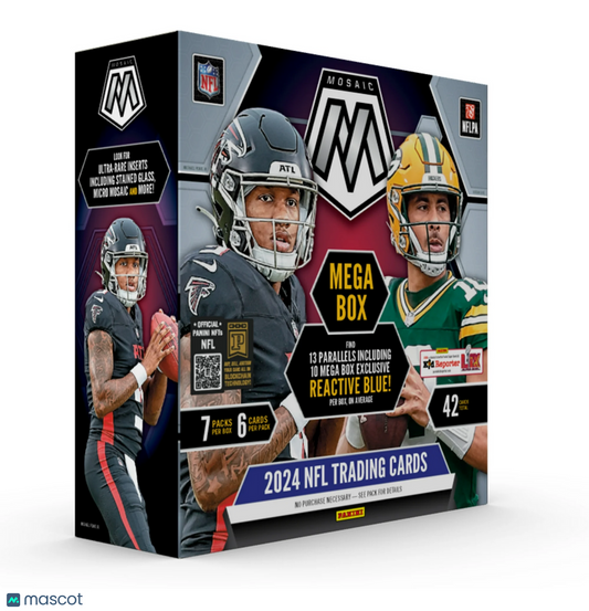 2024 Panini 2024 Mosaic Football Mega Box Wal Mart