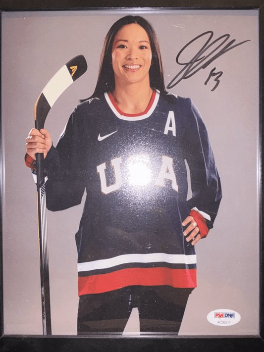 Julie Chu Team USA Signed Photo w/ COA