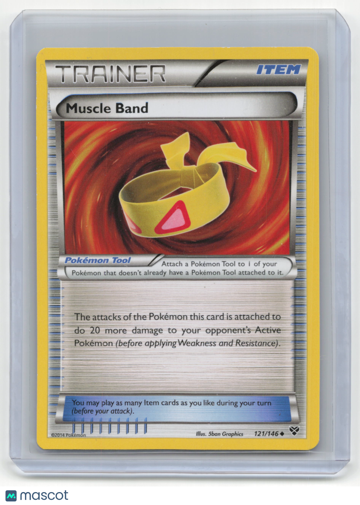 Pokemon TCG Muscle Band 2014 Pokemon XY Base Set #121/146