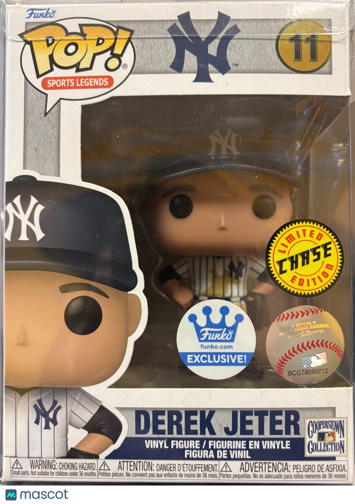 Funko New York Yankees Derek Jeter #11 (Very Good) Cooperstown Collection Chase