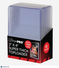 Ultra PRO Standard 130 Pt. Pt. Clear 3" x 4" Super Thick Toploader 10 ct.