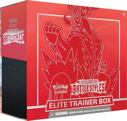 2021 Pokemon Sword & Shield Battle Styles (Rapid Strike Red) Elite Trainer Box