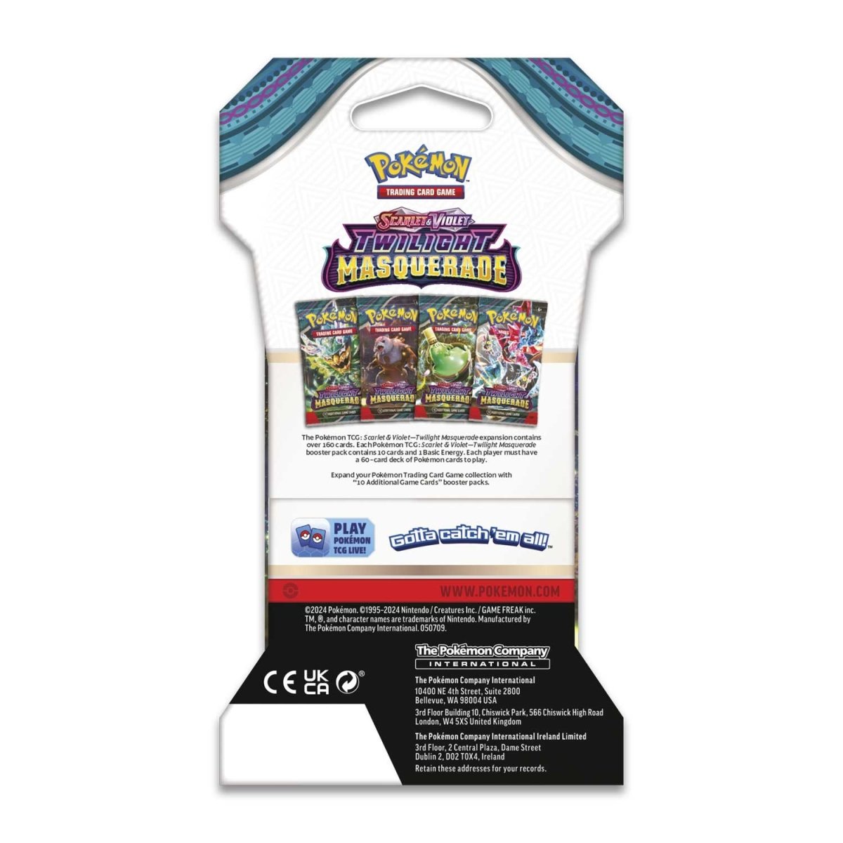 2024 Pokemon Scarlet & Violet Twilight Masquerade Sleeved Booster Pack