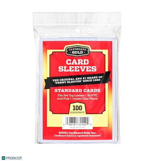 Cardboard Gold Card Sleeves (100 Count)