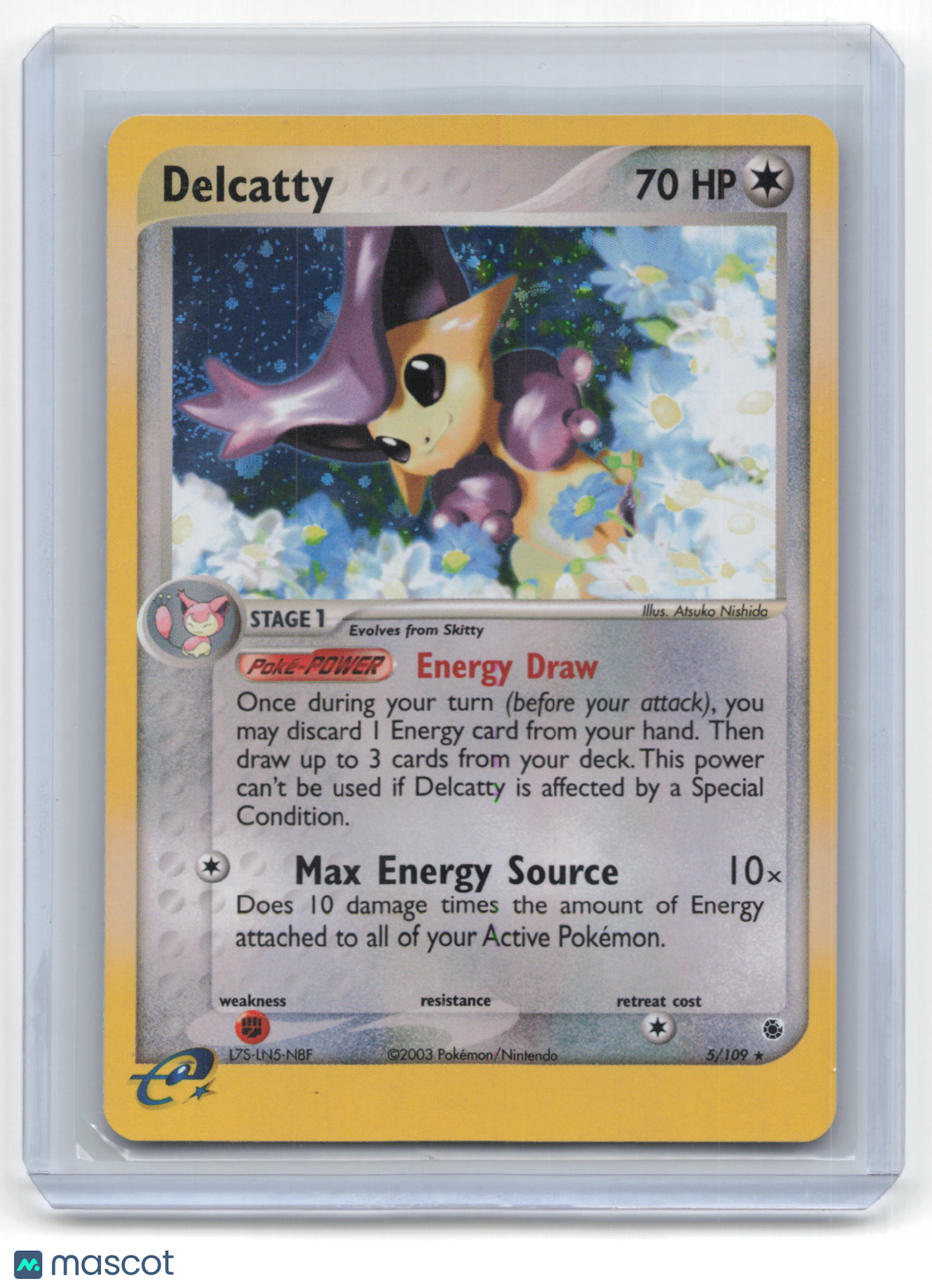2003 Pokemon Delcatty Ruby & Sapphire #5/109 Near Mint