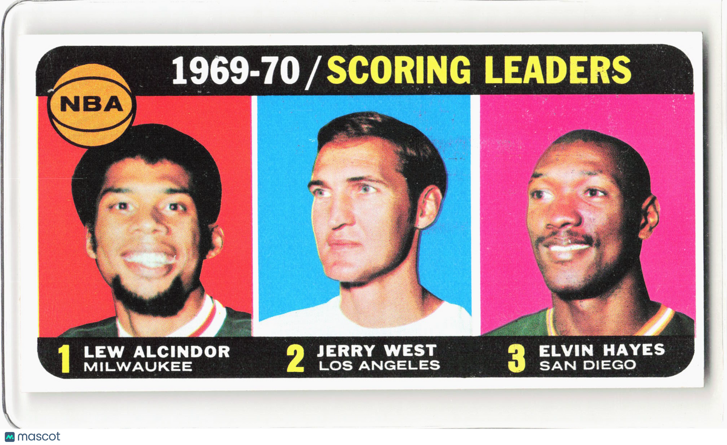 Topps 1970 Topps Basketball—Scoring Leaders #1 —Very Good
