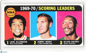 Topps 1970 Topps Basketball—Scoring Leaders #1 —Very Good