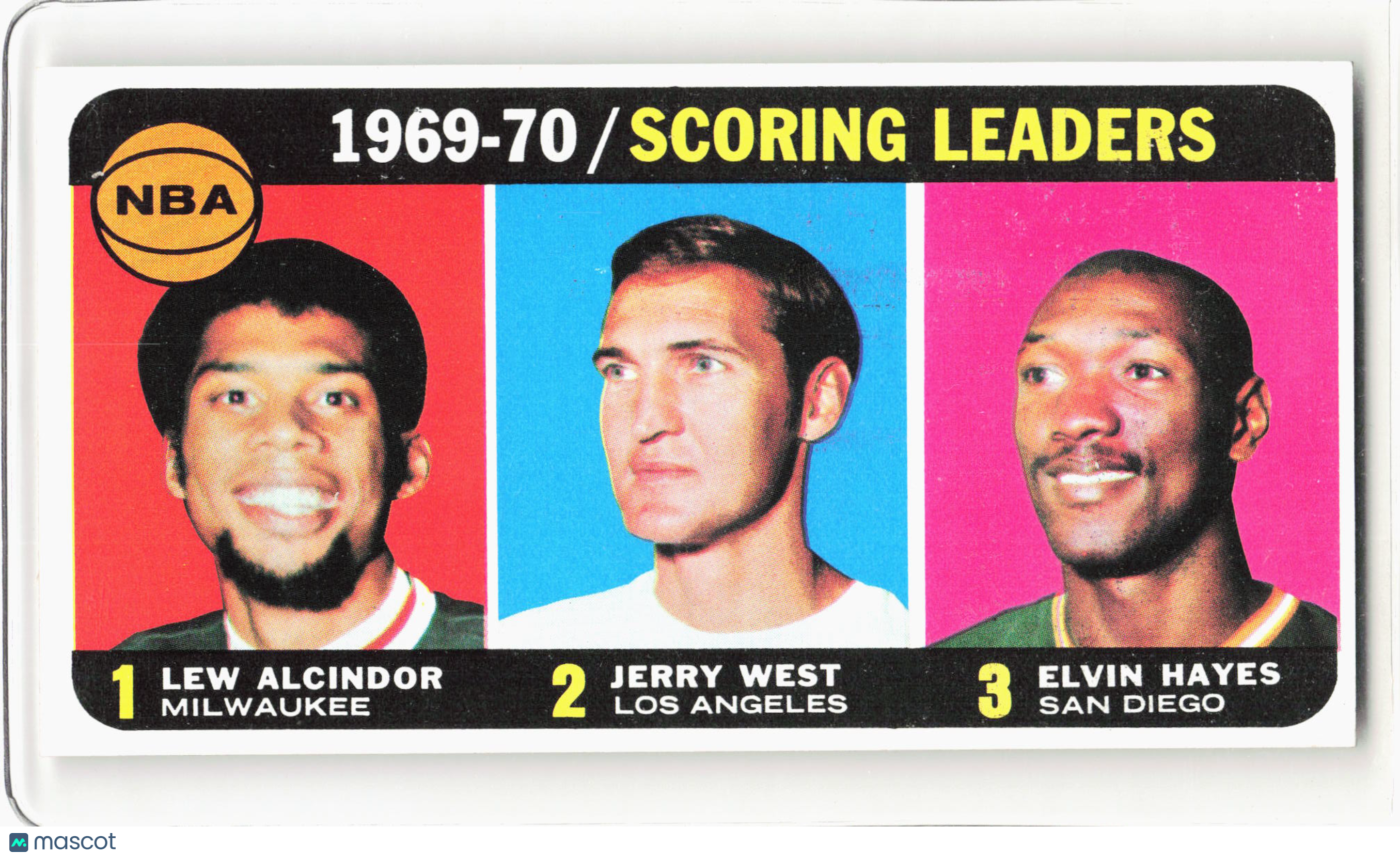 Topps 1970 Topps Basketball—Scoring Leaders #1 —Very Good