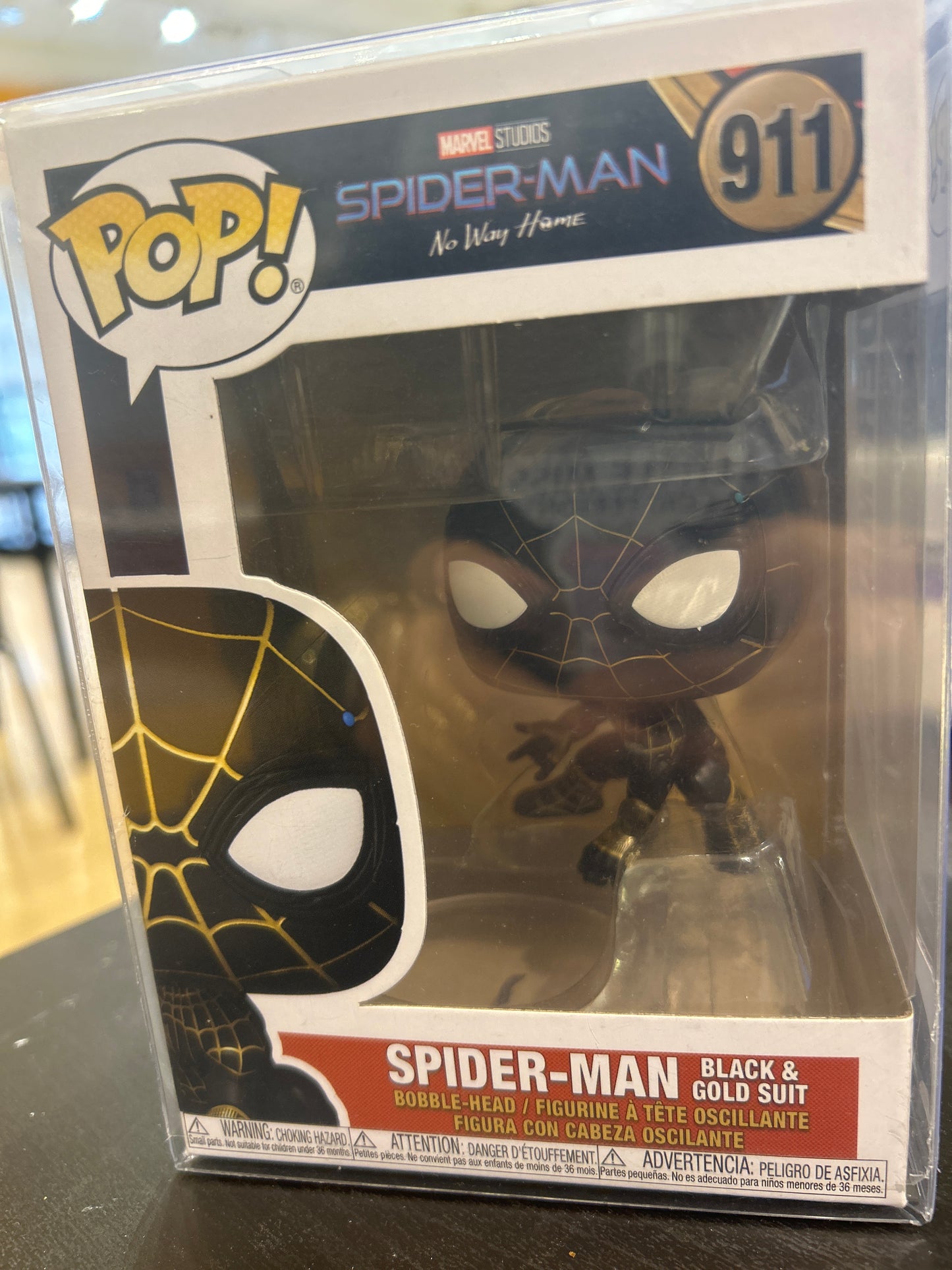 Pop! Spiderman No way Home 911 Black & Gold Suit