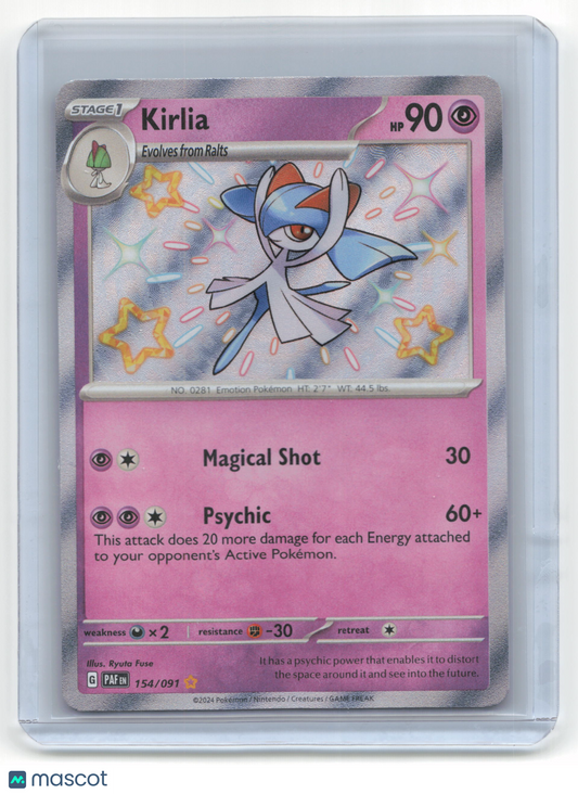 2024 Pokemon TCG Kirlia Paldean Fates #154/091