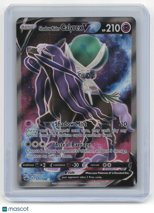 2021 Pokemon TCG Shadow Rider Calyrex V Chilling Reign #17/198