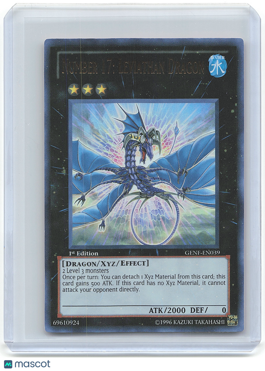 1996 Yu-Gi-Oh! Number 17: Leviathan Dragon #GENF-EN039