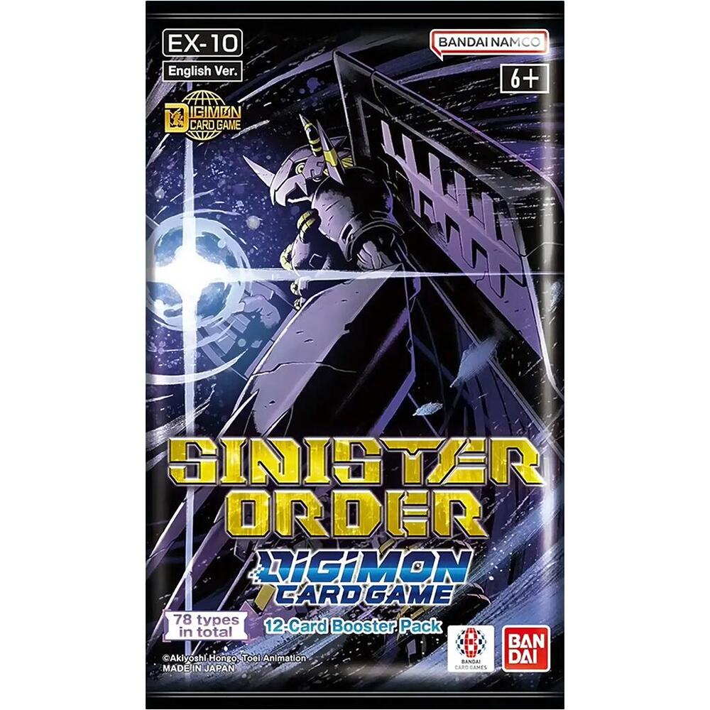 2025 Digimon Card Game: Sinister Order (EX10) Booster Pack