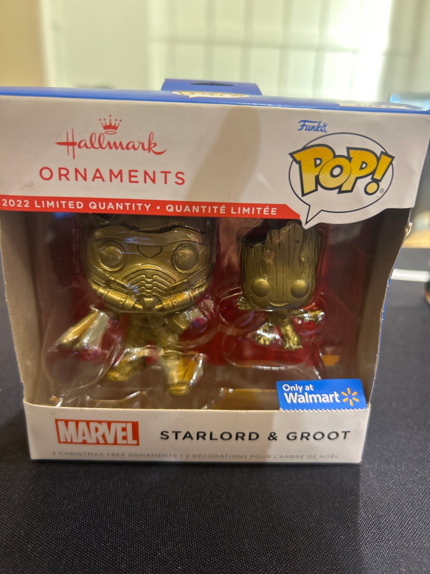 POP! Marvel—Hallmark Ornaments—Starlord & Groot—2022 Limited Quantity [Damaged]