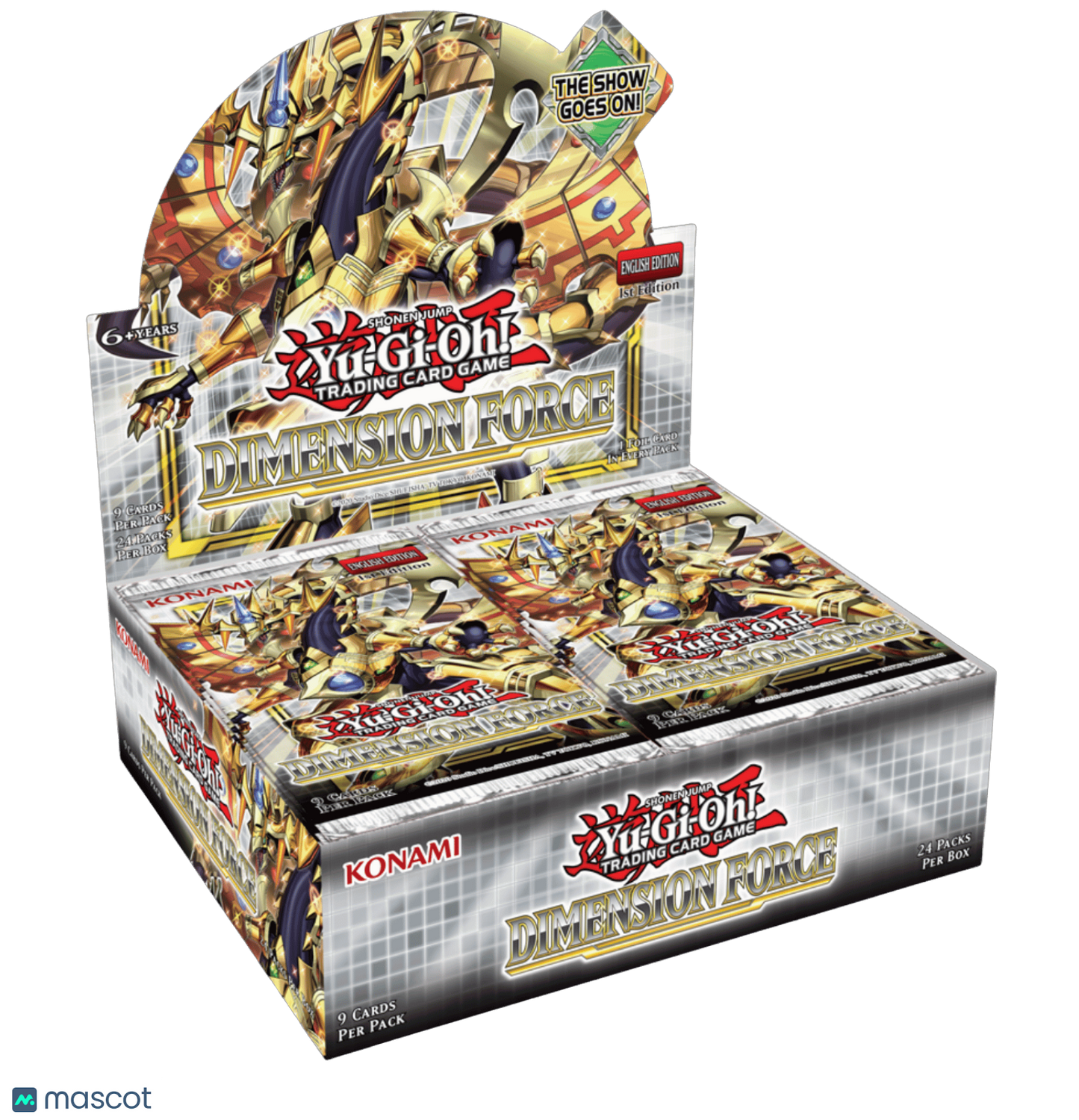 2022 YuGiOh! Dimension Force 1st Edition Booster Pack